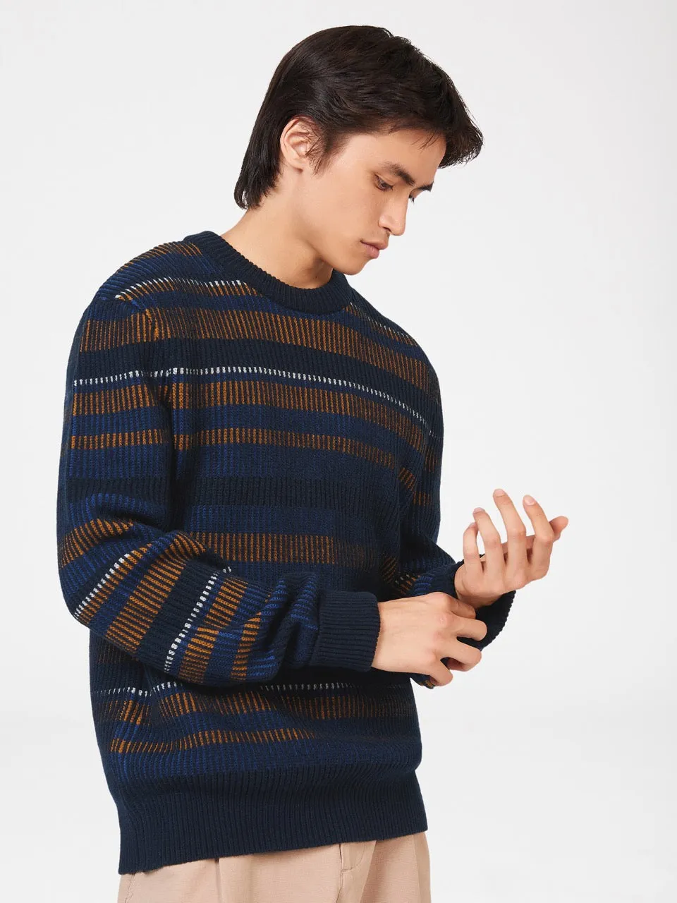 B by Ben Sherman Stripe Knit Sweater sold by Ben Sherman