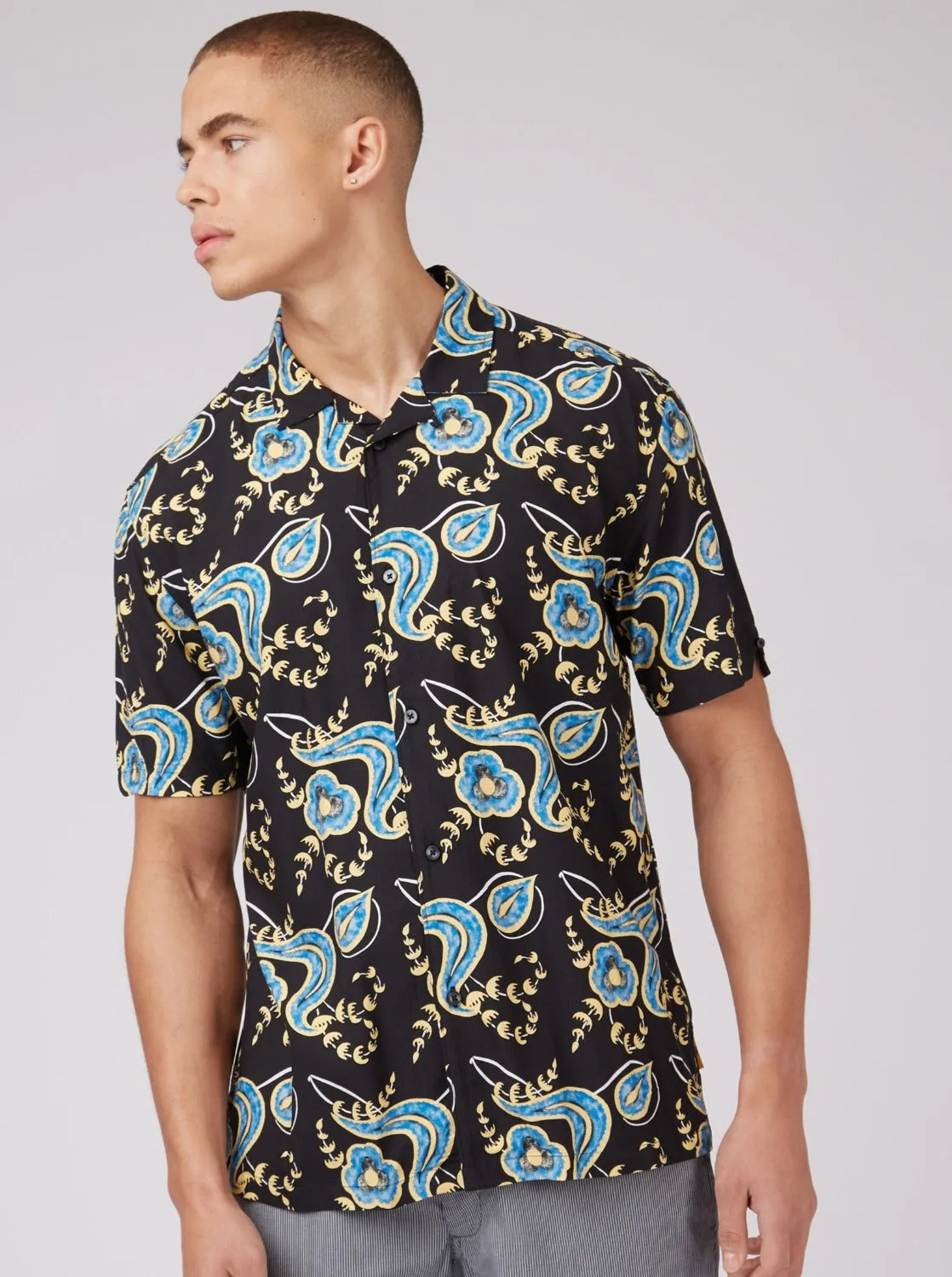 B by Ben Sherman Floral Print Shirt sold by Ben Sherman product image thumbnail 4