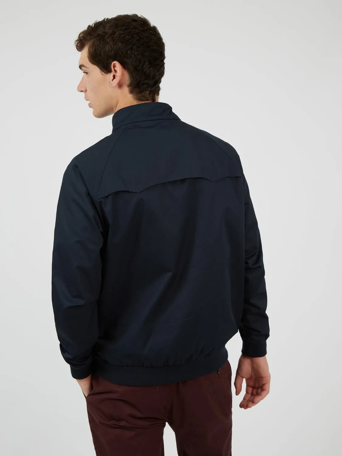 Signature Harrington Jacket - Dark Navy sold by Ben Sherman product image thumbnail 4