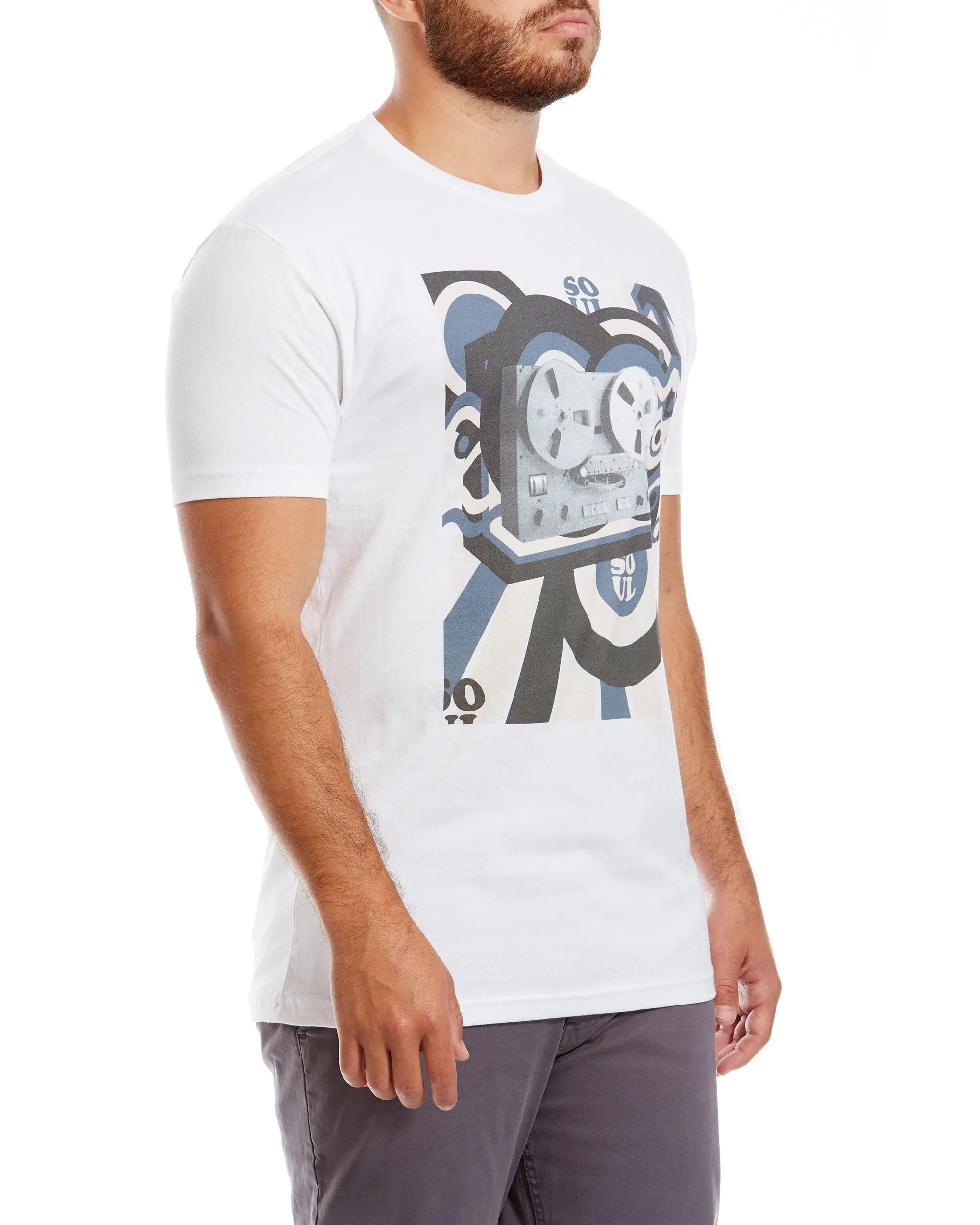 Retro Soul Graphic Tee - White sold by Ben Sherman product image thumbnail 2