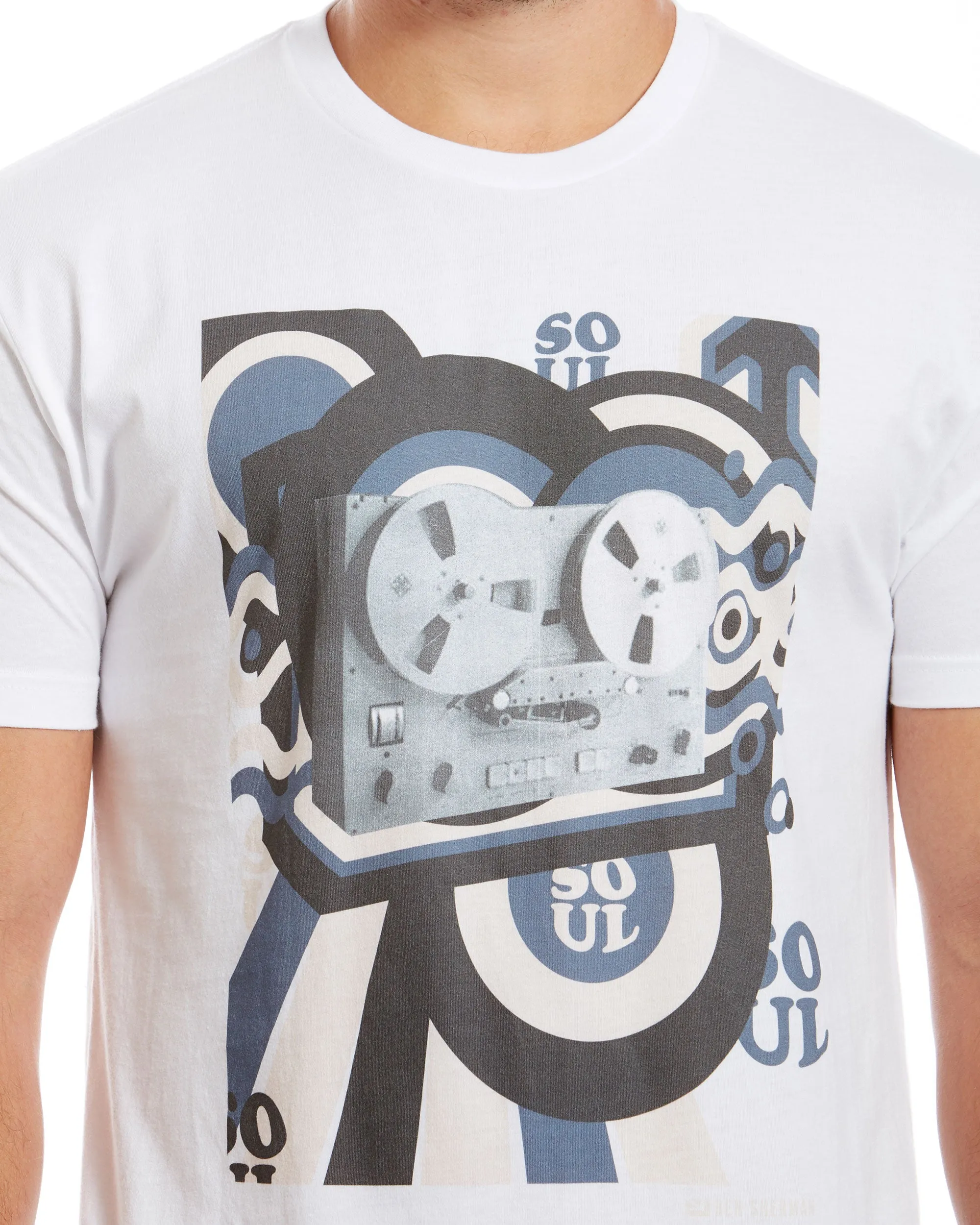 Retro Soul Graphic Tee - White sold by Ben Sherman product image thumbnail 4