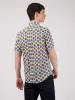 Distressed Retro Print Short-Sleeve Shirt sold by Ben Sherman