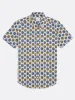 Distressed Retro Print Short-Sleeve Shirt sold by Ben Sherman