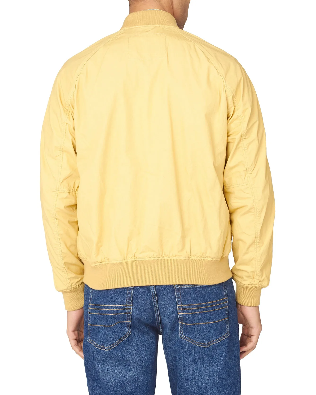 Laundered Bomber Jacket - Pale Yellow sold by Ben Sherman product image thumbnail 2