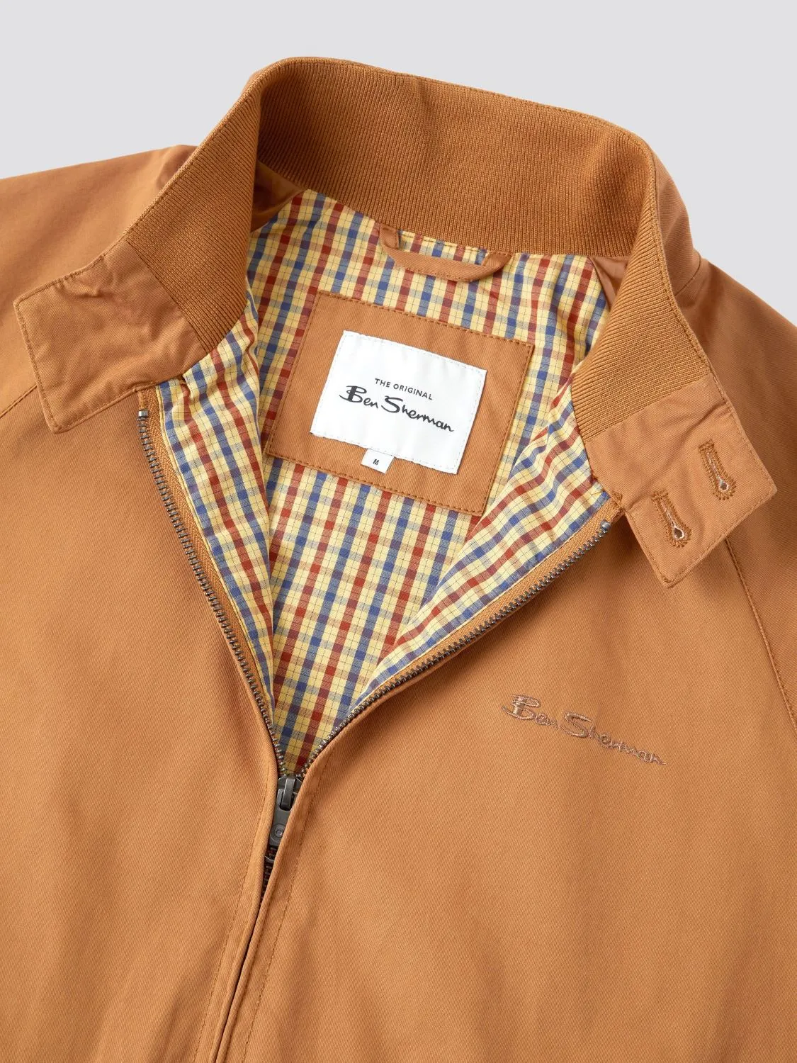 Signature Harrington Jacket - Tan sold by Ben Sherman