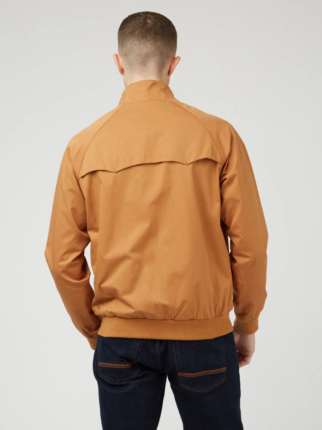 Signature Harrington Jacket - Tan sold by Ben Sherman product image thumbnail 5
