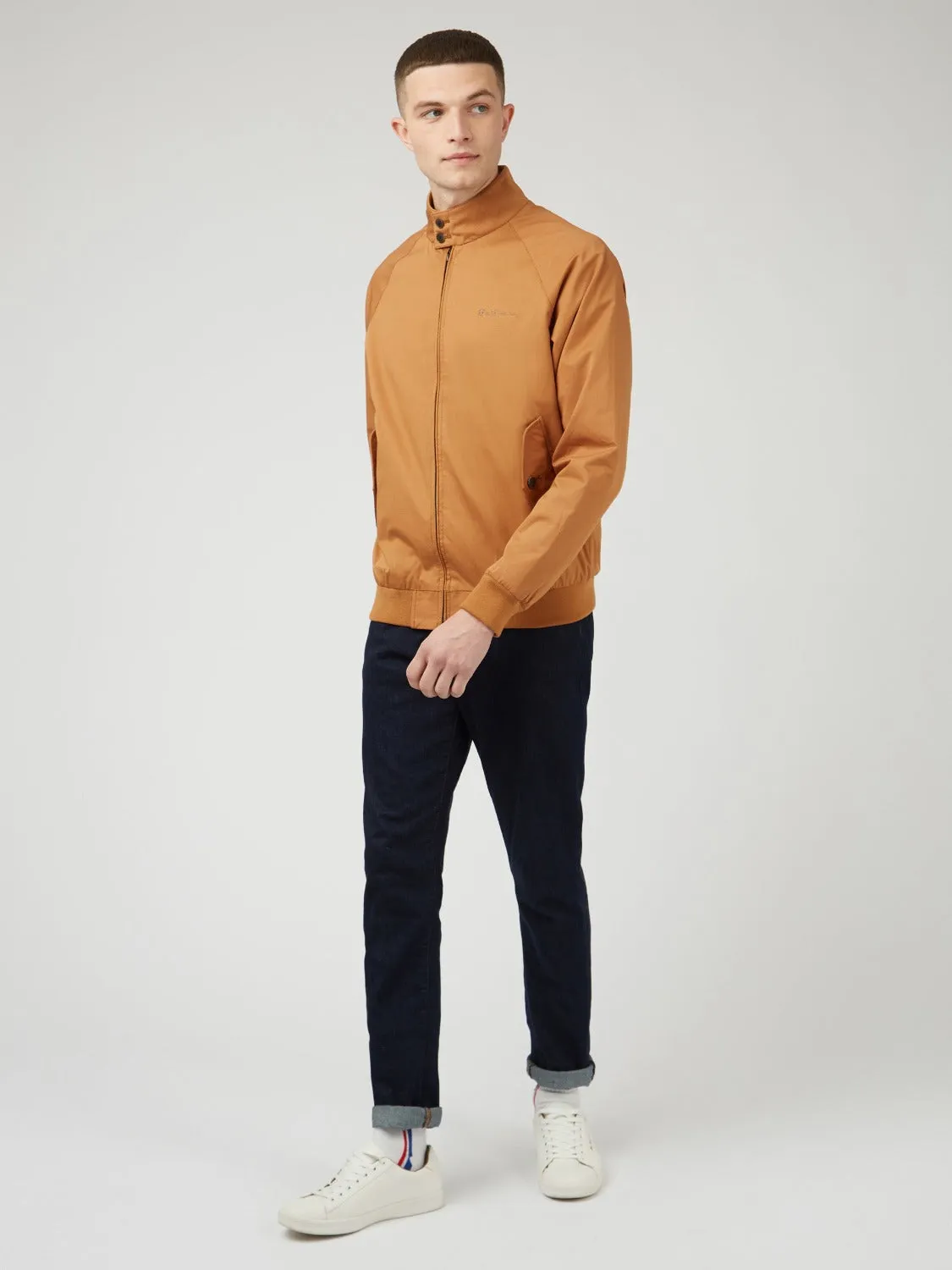 Signature Harrington Jacket - Tan sold by Ben Sherman product image thumbnail 4