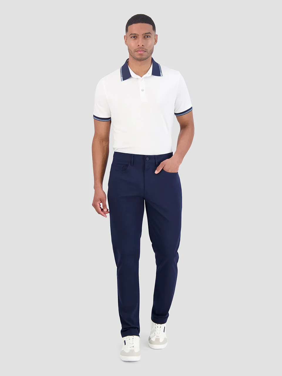 4Way Stretch Tech Pants Long - Navy sold by Ben Sherman product image thumbnail 5