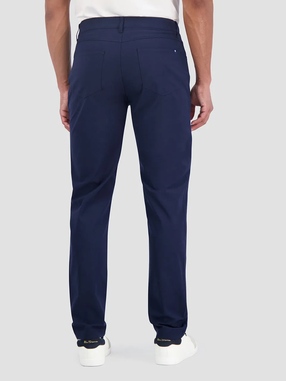 4Way Stretch Tech Pants Long - Navy sold by Ben Sherman product image thumbnail 3
