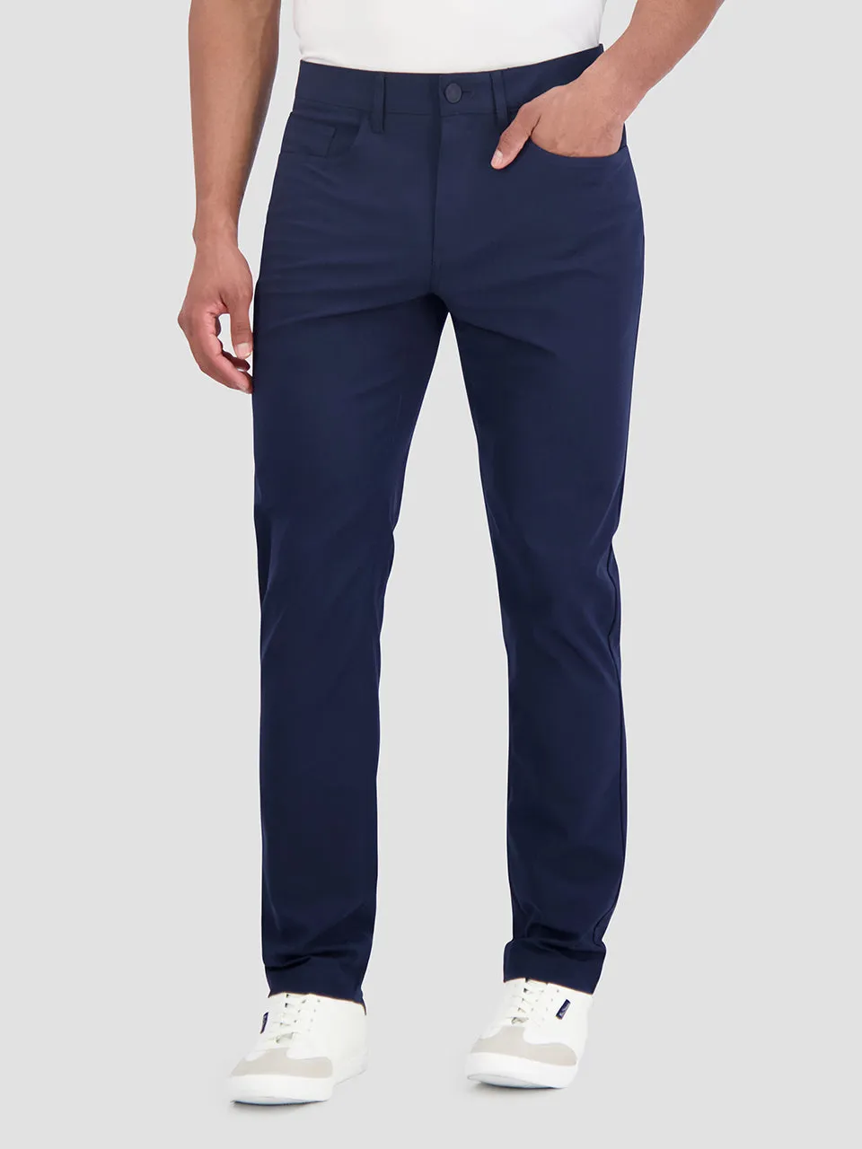 4Way Stretch Tech Pants Long - Navy sold by Ben Sherman