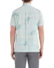 Short-Sleeve Palm Print Shirt - Sea sold by Ben Sherman