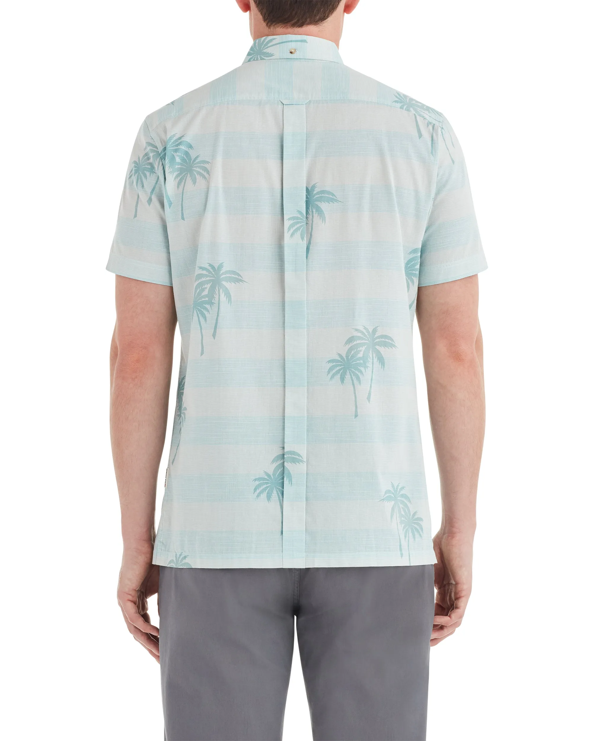 Short-Sleeve Palm Print Shirt - Sea sold by Ben Sherman product image thumbnail 2
