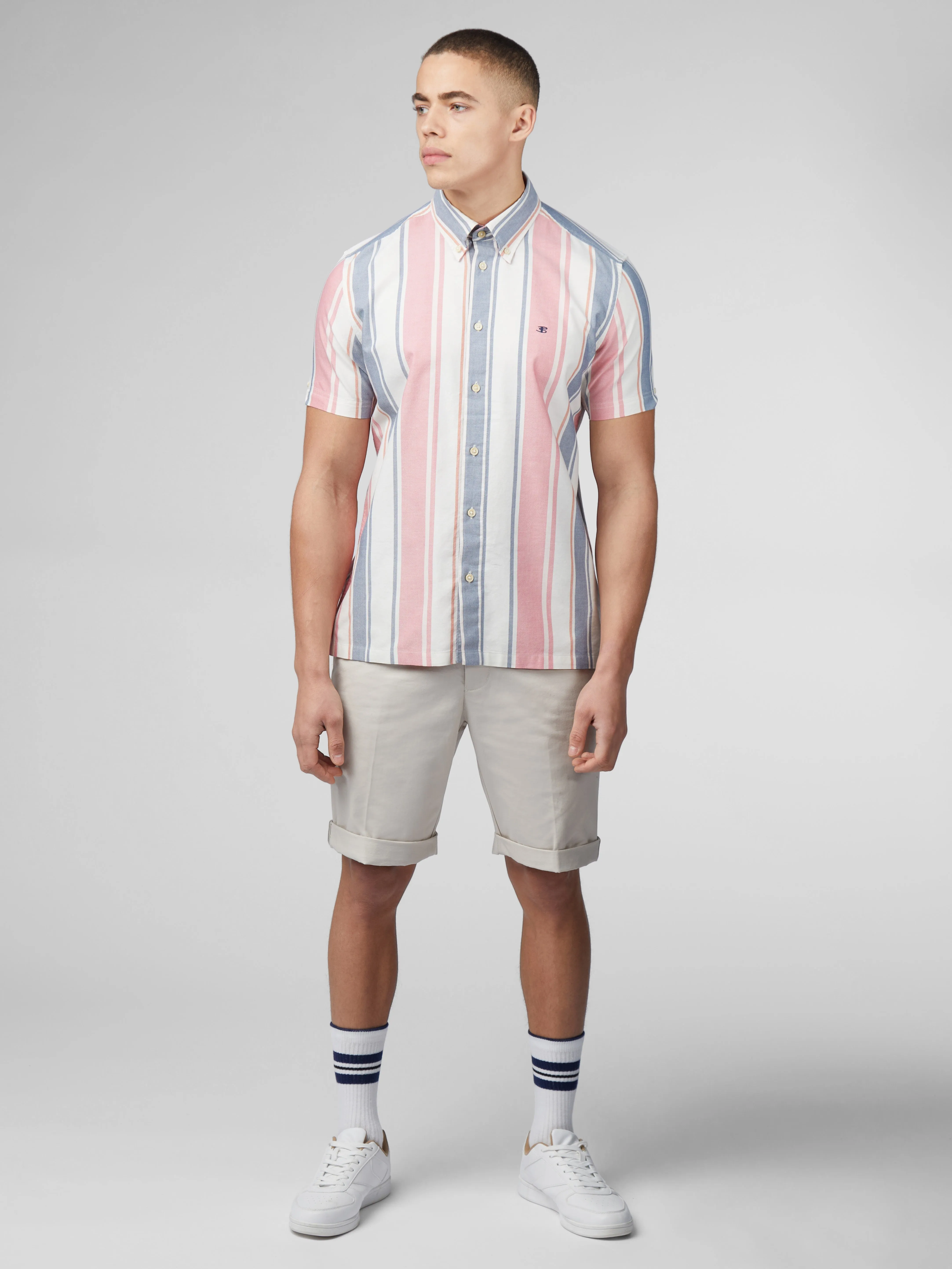 Signature Multicolor Stripe Shirt - Dark Pink sold by Ben Sherman product image thumbnail 2