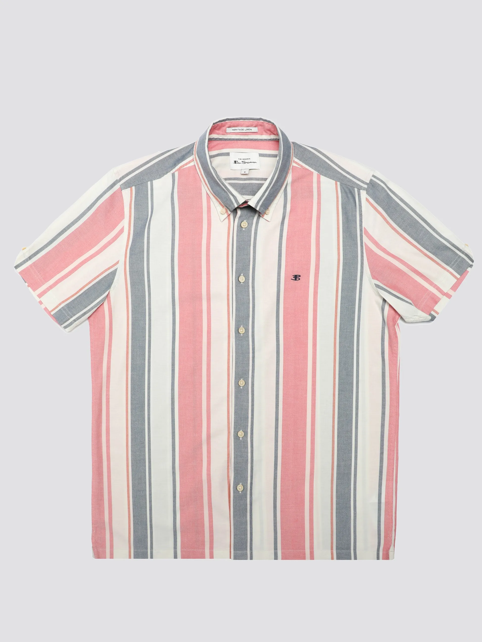 Signature Multicolor Stripe Shirt - Dark Pink sold by Ben Sherman product image thumbnail 4