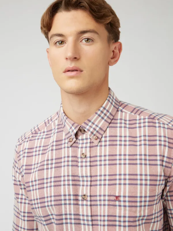 Classic Oxford Check Long-Sleeve Shirt sold by Ben Sherman