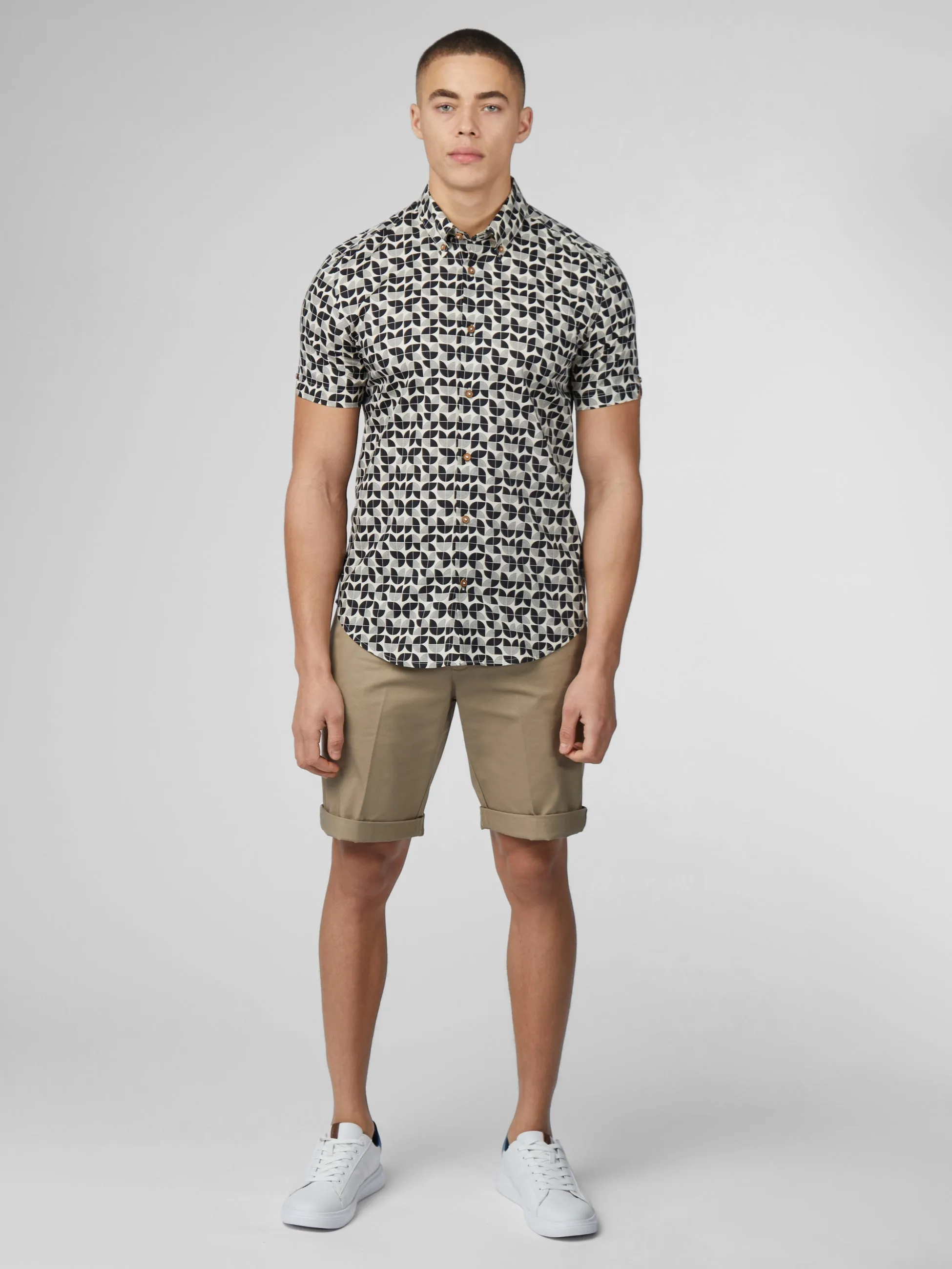 Linear Print Shirt - Black sold by Ben Sherman product image thumbnail 2
