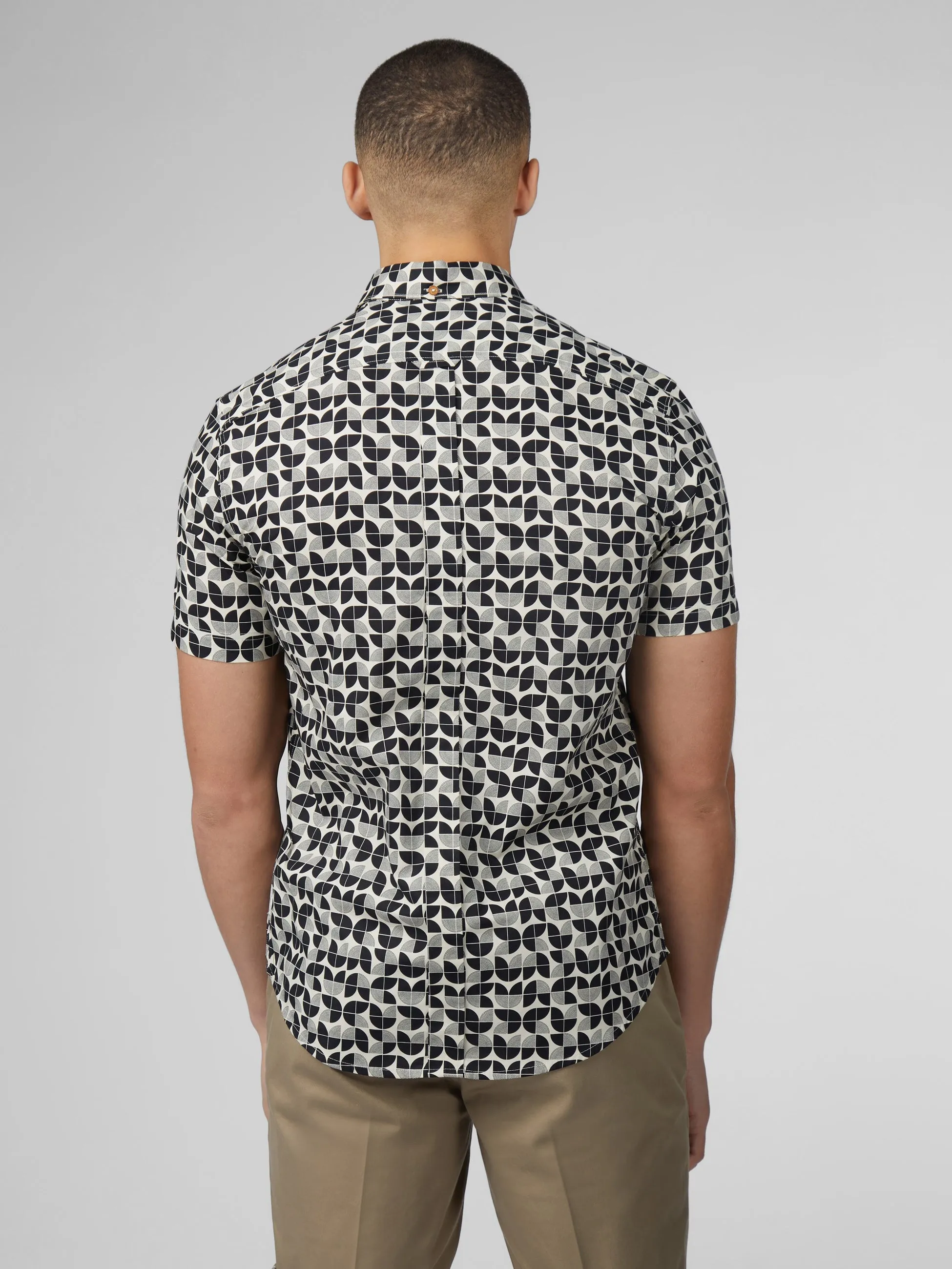 Linear Print Shirt - Black sold by Ben Sherman product image thumbnail 3
