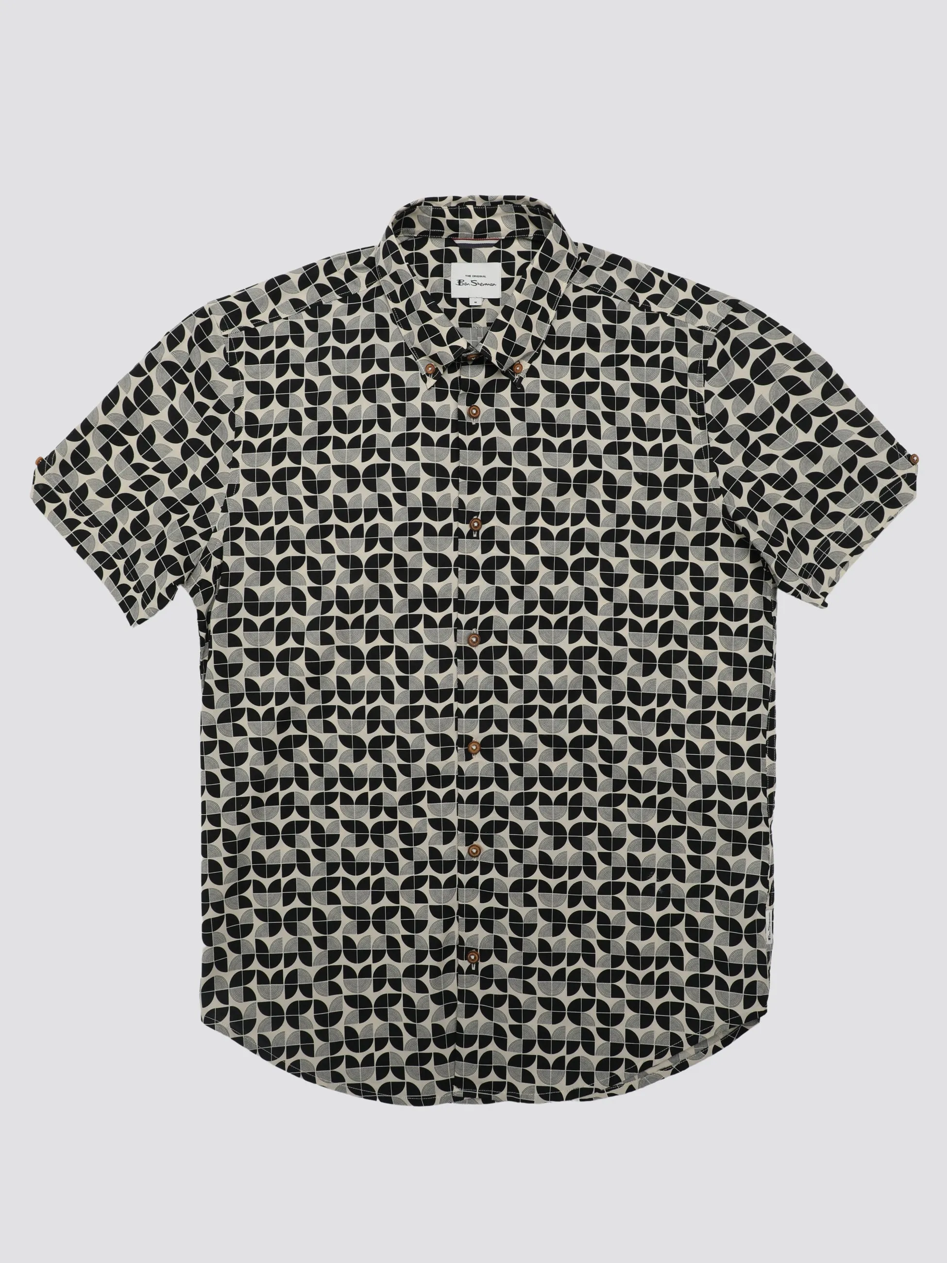 Linear Print Shirt - Black sold by Ben Sherman product image thumbnail 4