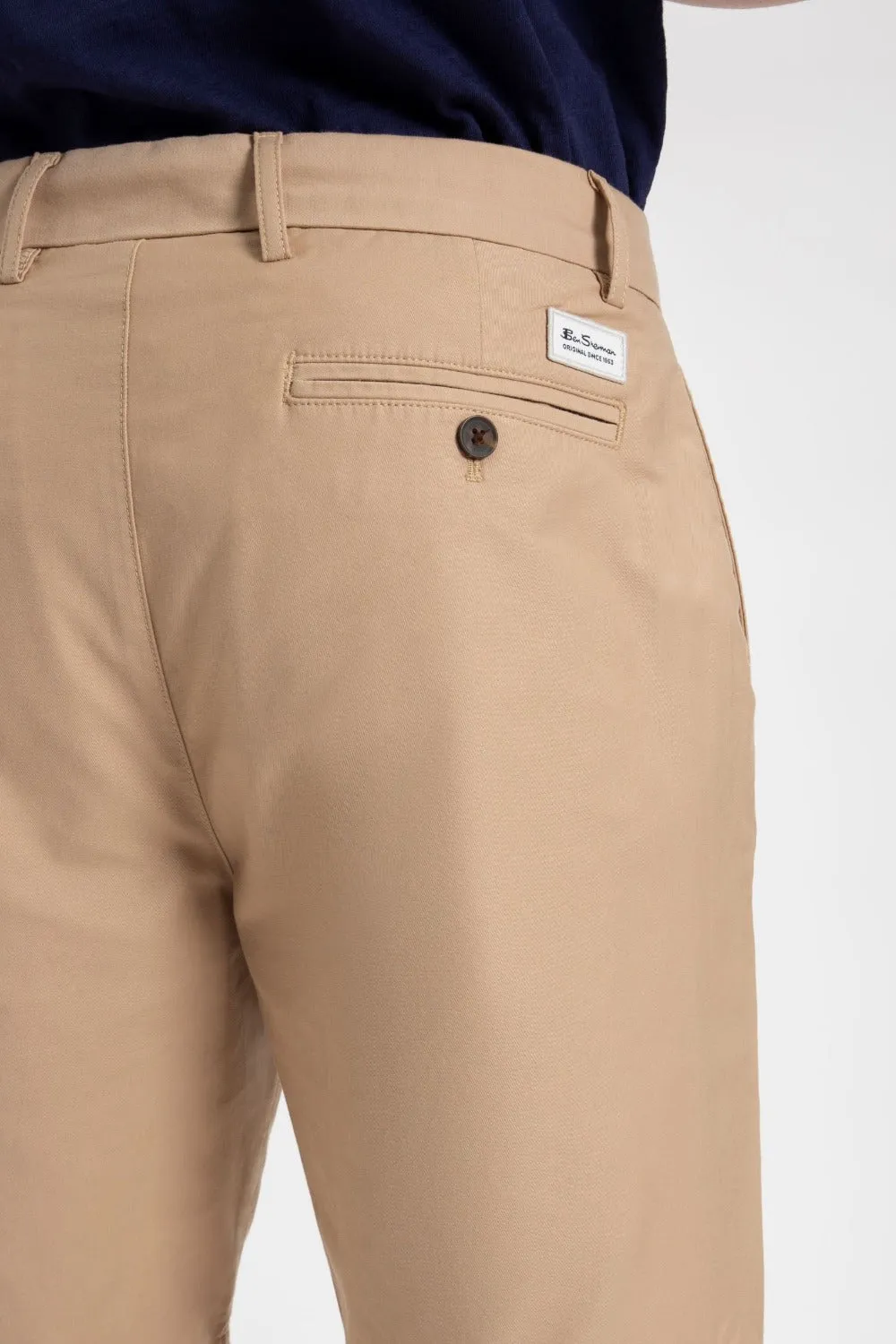 Everyday Slim Fit Chino Short - Sand sold by Ben Sherman product image thumbnail 4