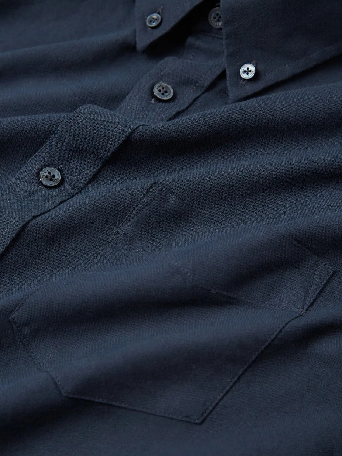 Signature Organic Oxford Shirt - Dark Navy sold by Ben Sherman product image thumbnail 3