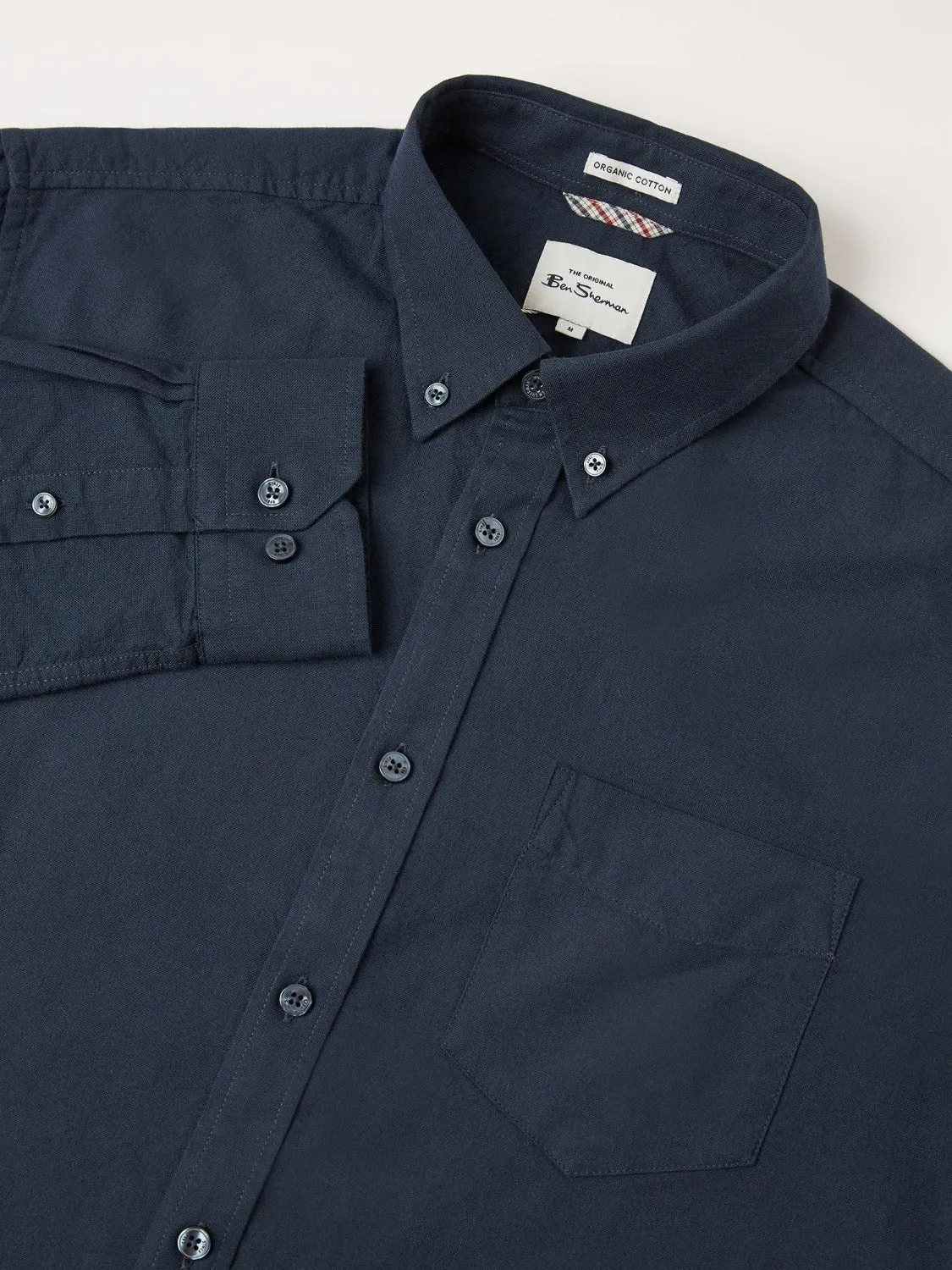 Signature Organic Oxford Shirt - Dark Navy sold by Ben Sherman product image thumbnail 2