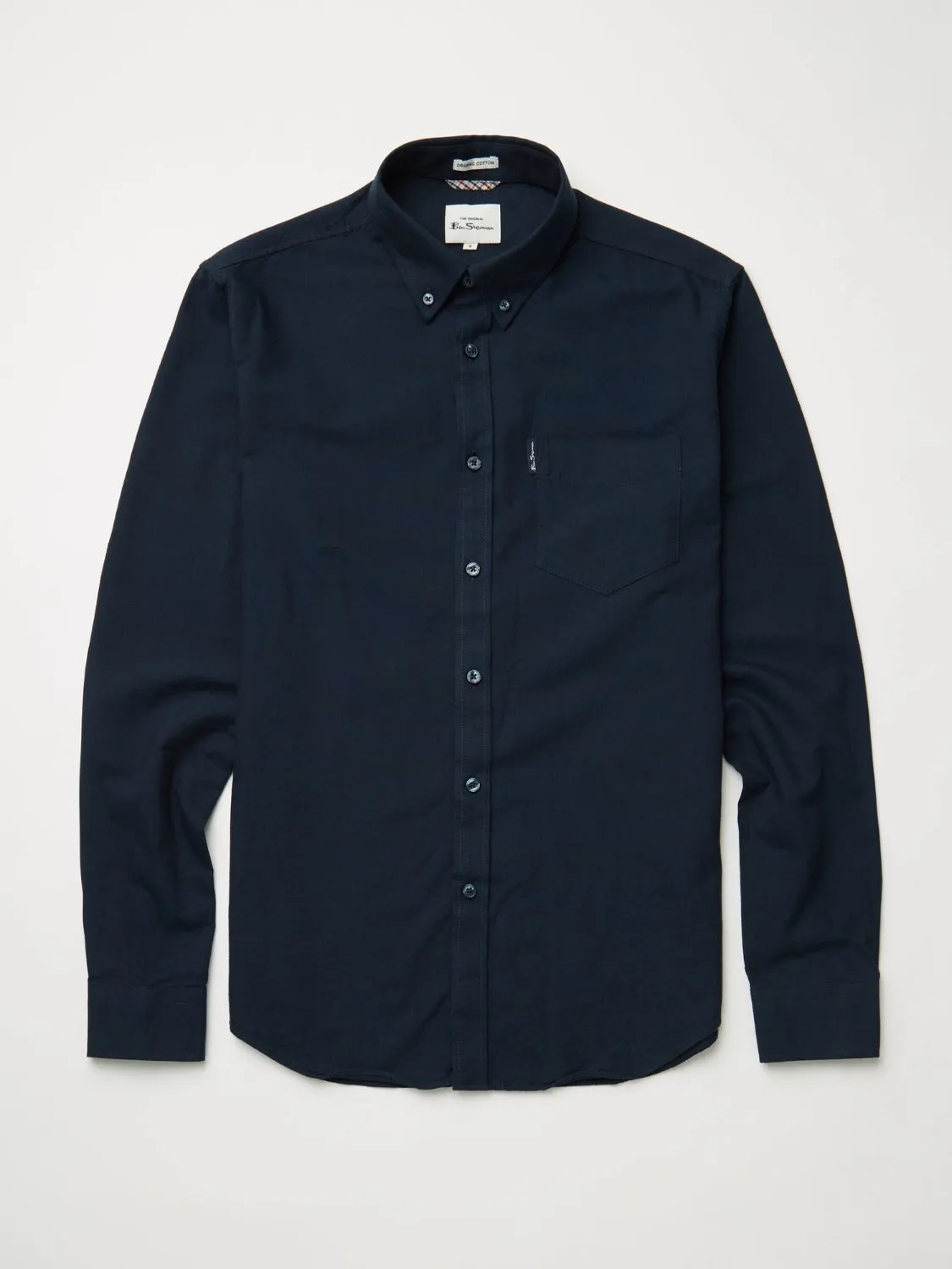 Signature Organic Oxford Shirt - Dark Navy sold by Ben Sherman product image thumbnail 5