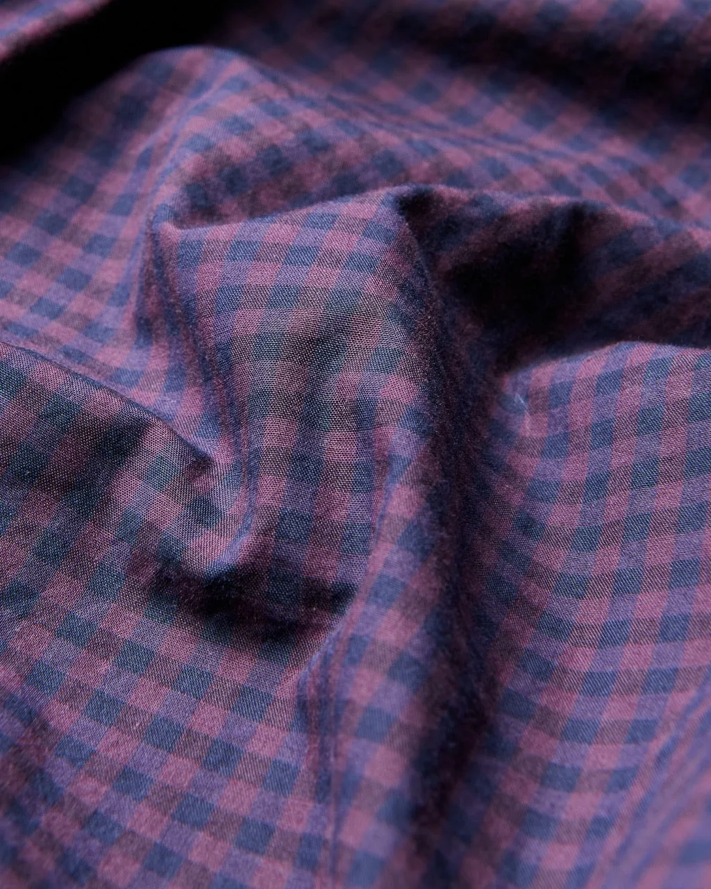 Signature Gingham Long-Sleeve Shirt - Plum sold by Ben Sherman product image thumbnail 3