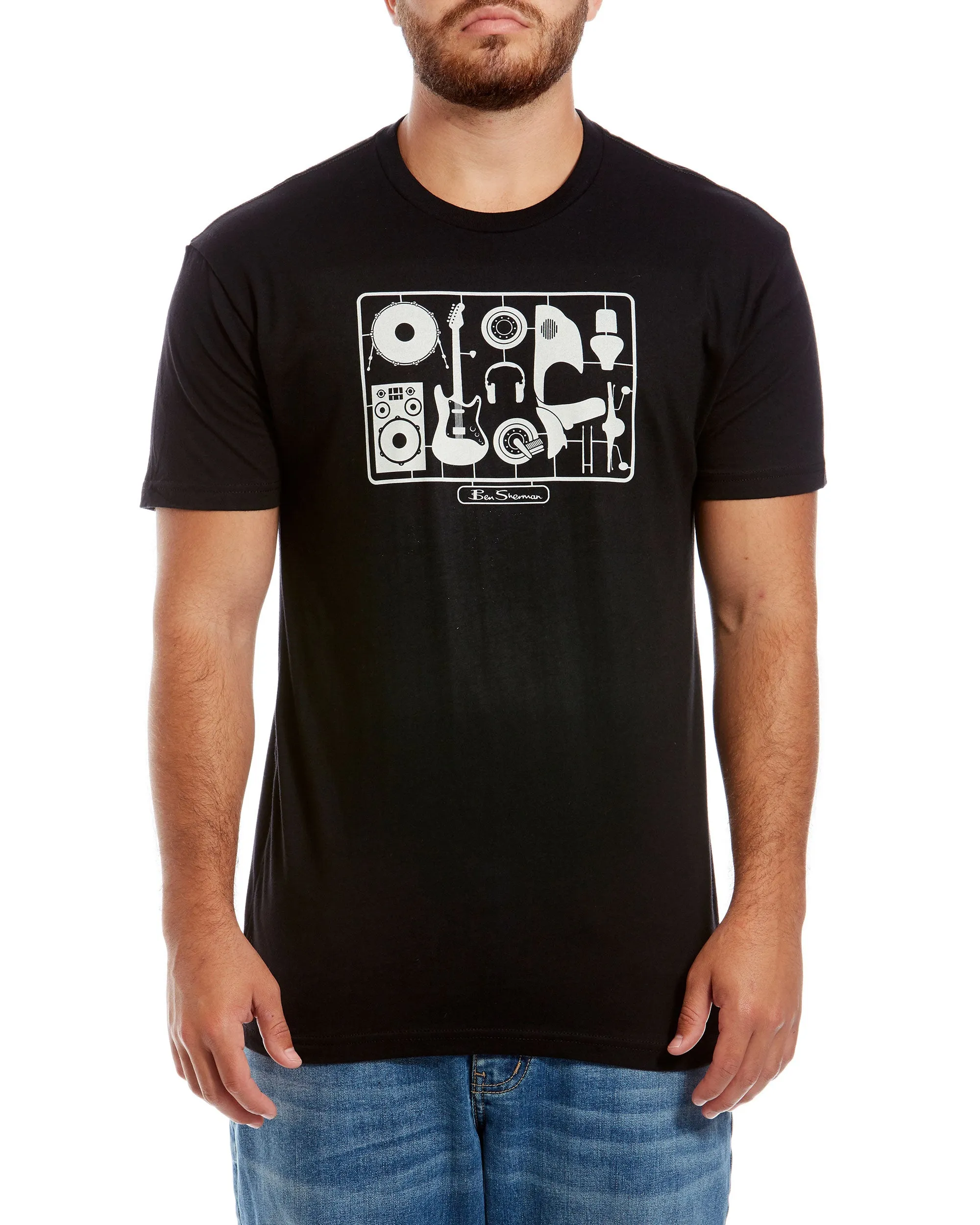 Airfix Model Graphic Tee - Black sold by Ben Sherman
