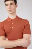 Short-Sleeve Signature Knit Polo - Light Brick sold by Ben Sherman