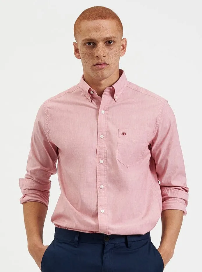 Beatnik Wash Long-Sleeve Shirt - Red sold by Ben Sherman product image thumbnail 2
