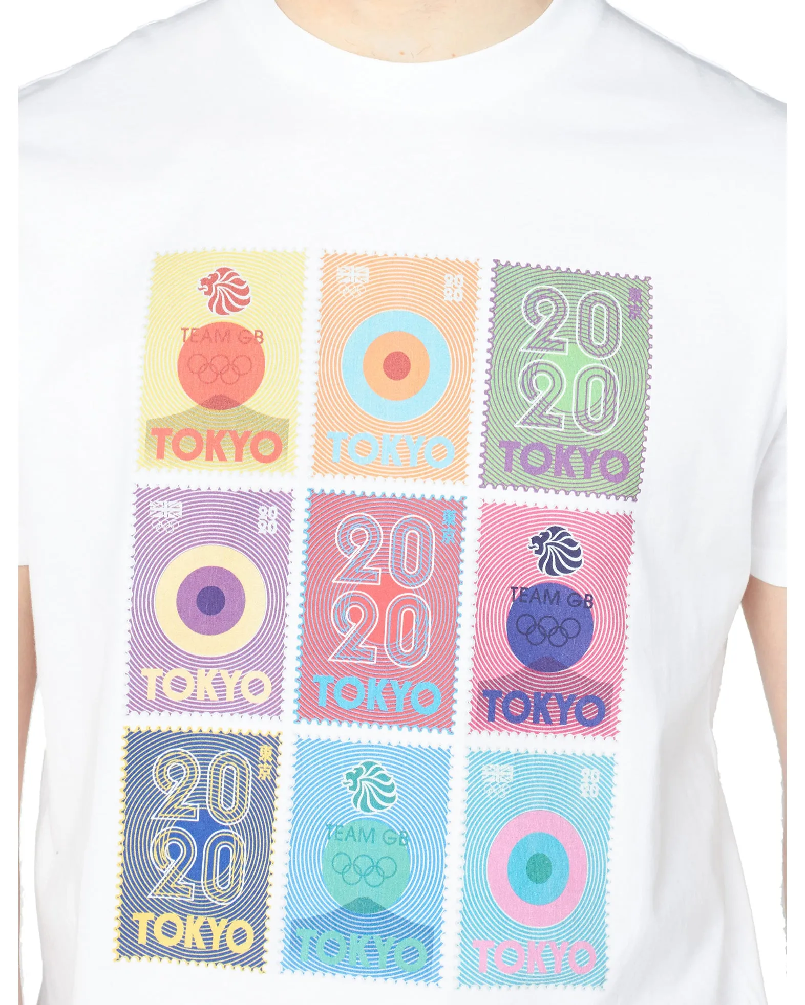 Team GB Men's Stamp Edition Graphic Tee - White sold by Ben Sherman product image thumbnail 4