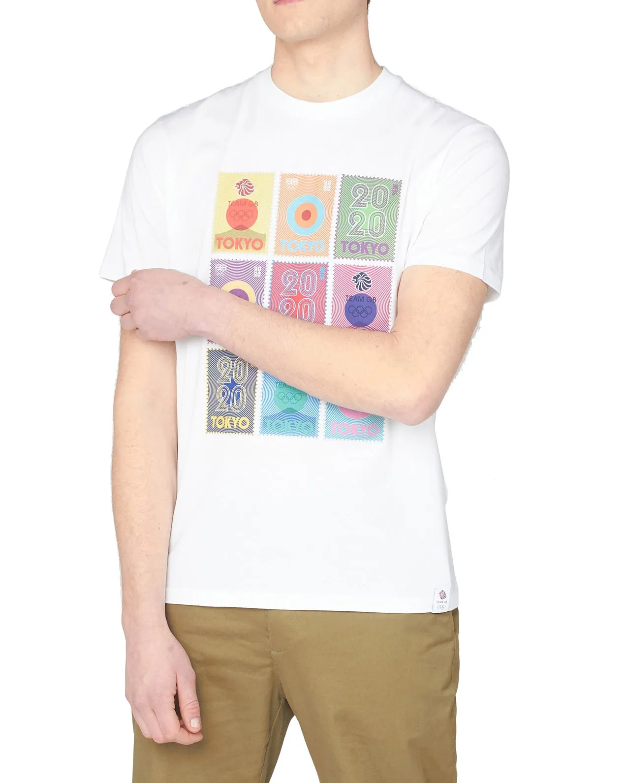 Team GB Men's Stamp Edition Graphic Tee - White sold by Ben Sherman product image thumbnail 2