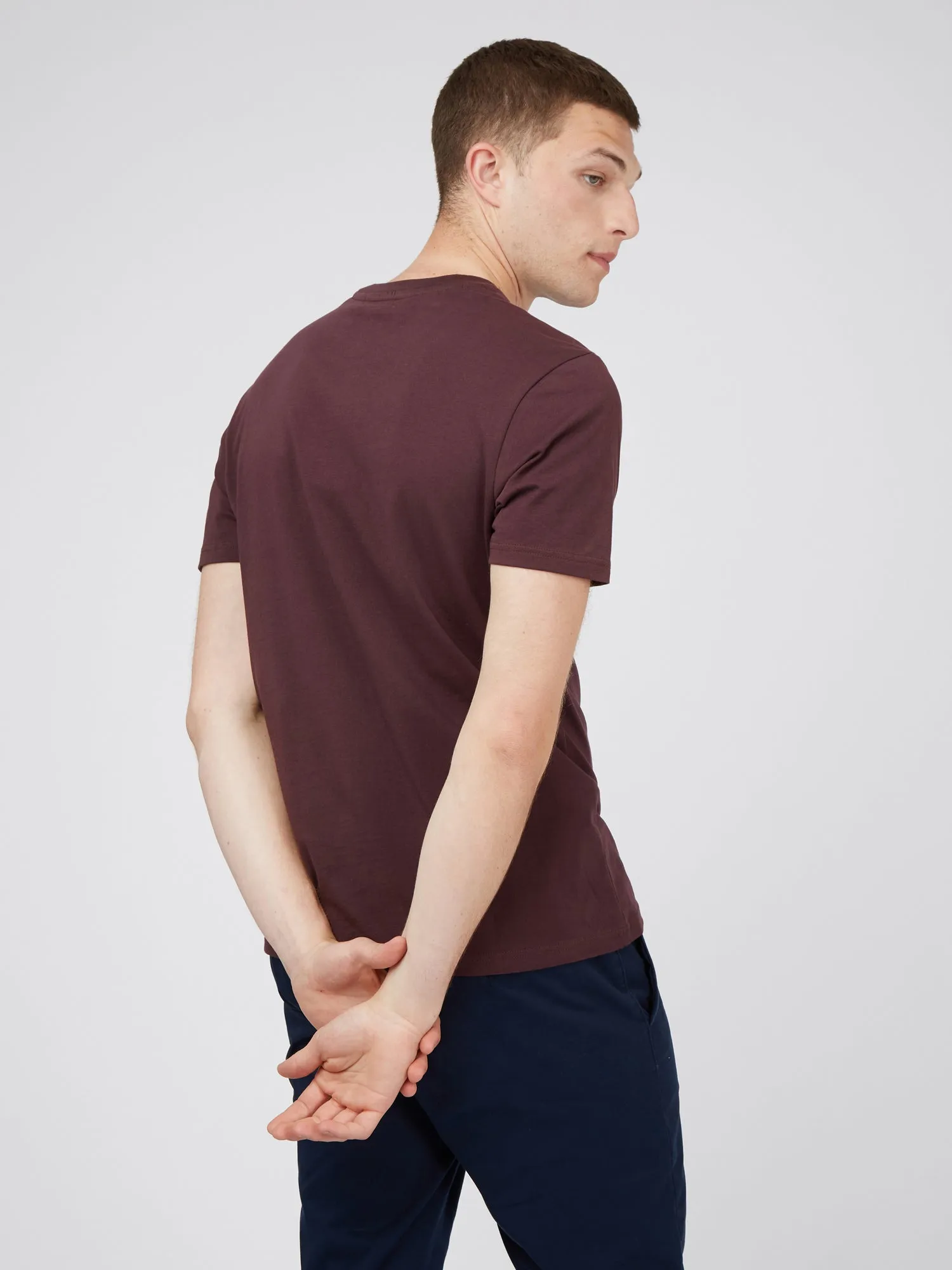 Signature Target Tee - Bordeaux sold by Ben Sherman product image thumbnail 2