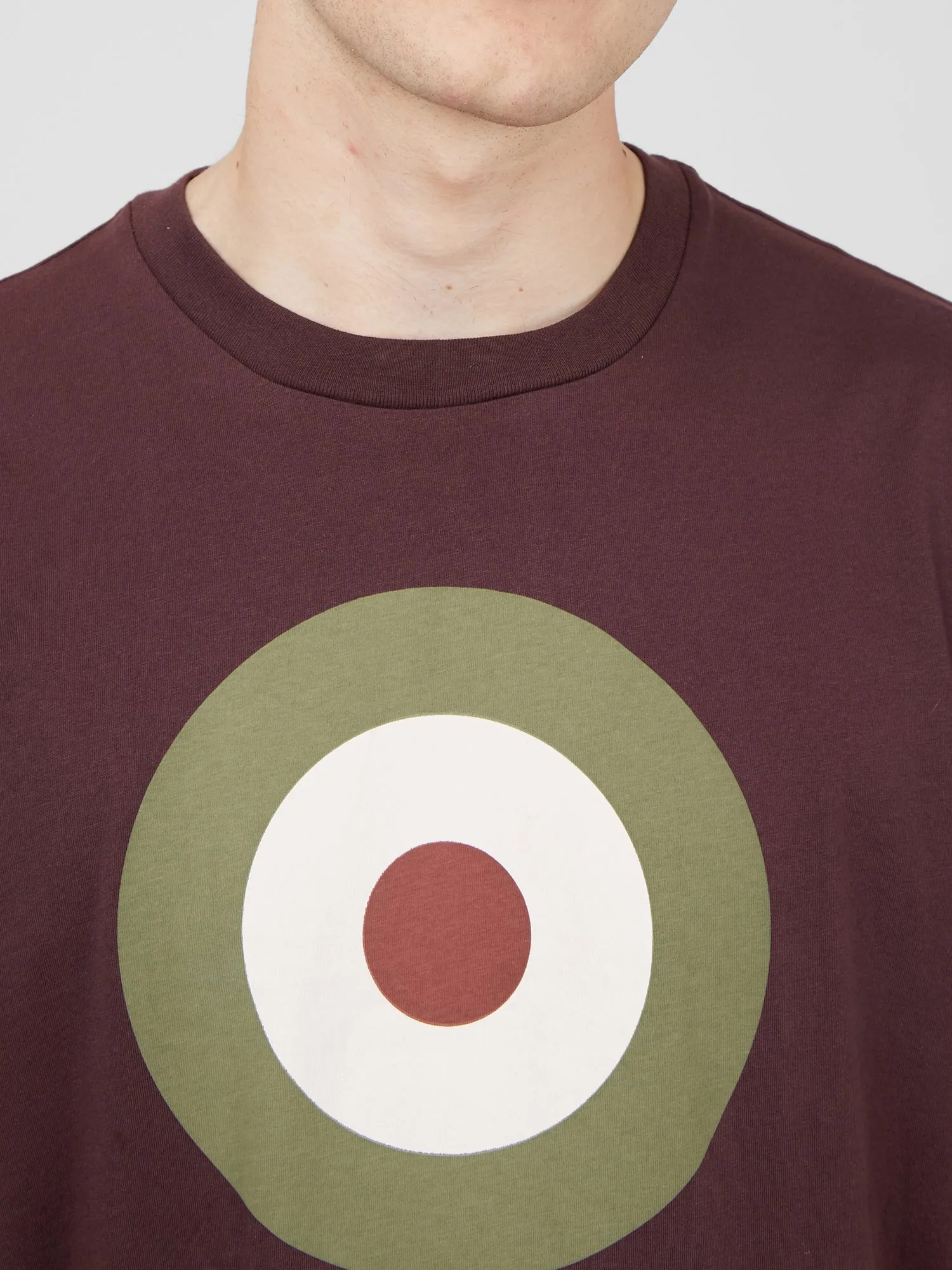 Signature Target Tee - Bordeaux sold by Ben Sherman product image thumbnail 3