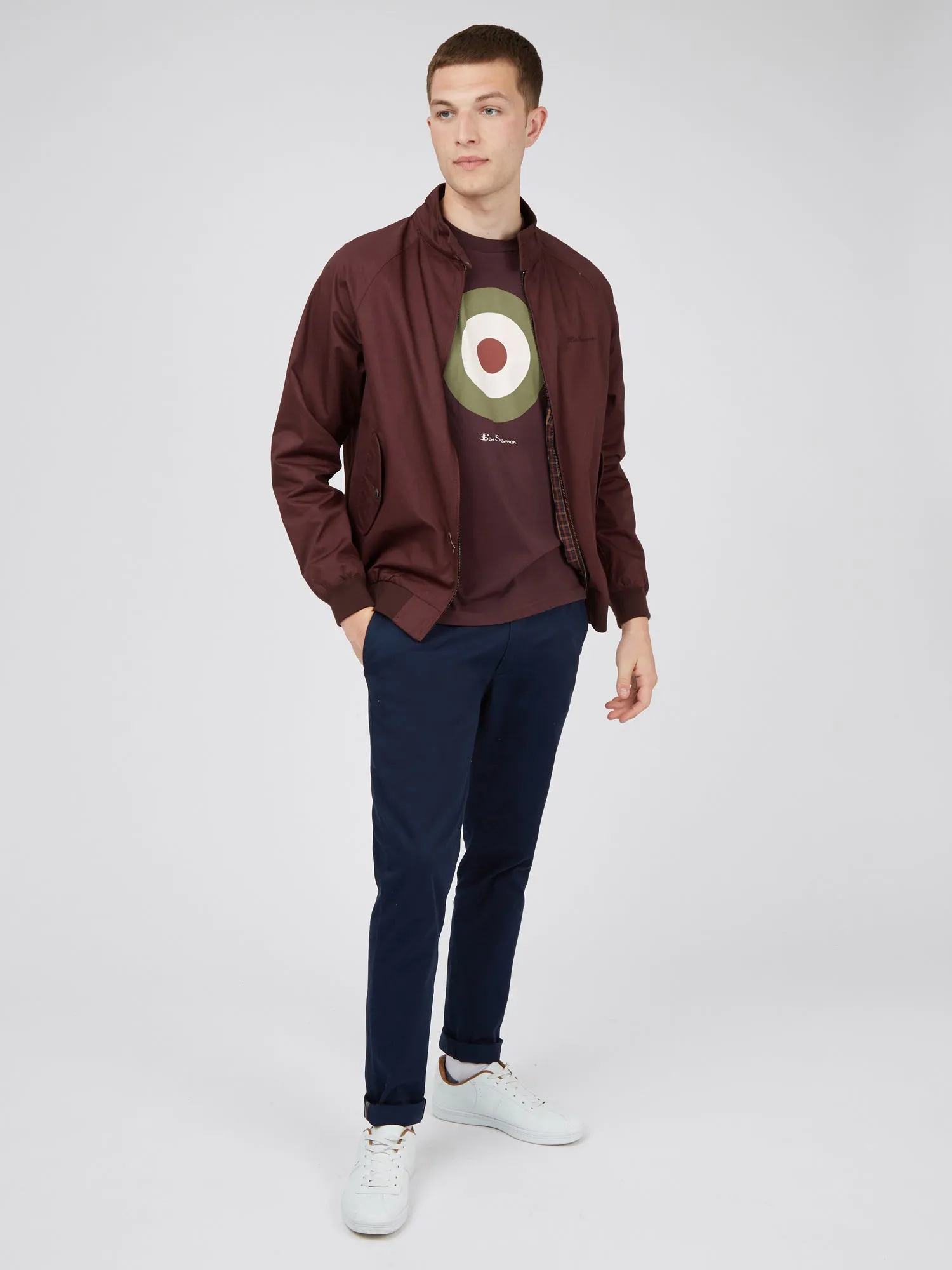 Signature Target Tee - Bordeaux sold by Ben Sherman product image thumbnail 5