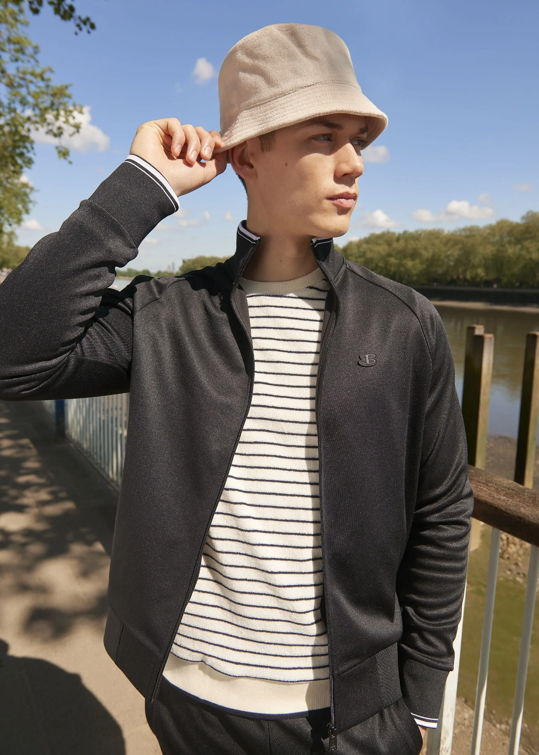 B by Ben Sherman Zip-Through Tricot Track Jacket sold by Ben Sherman product image thumbnail 4