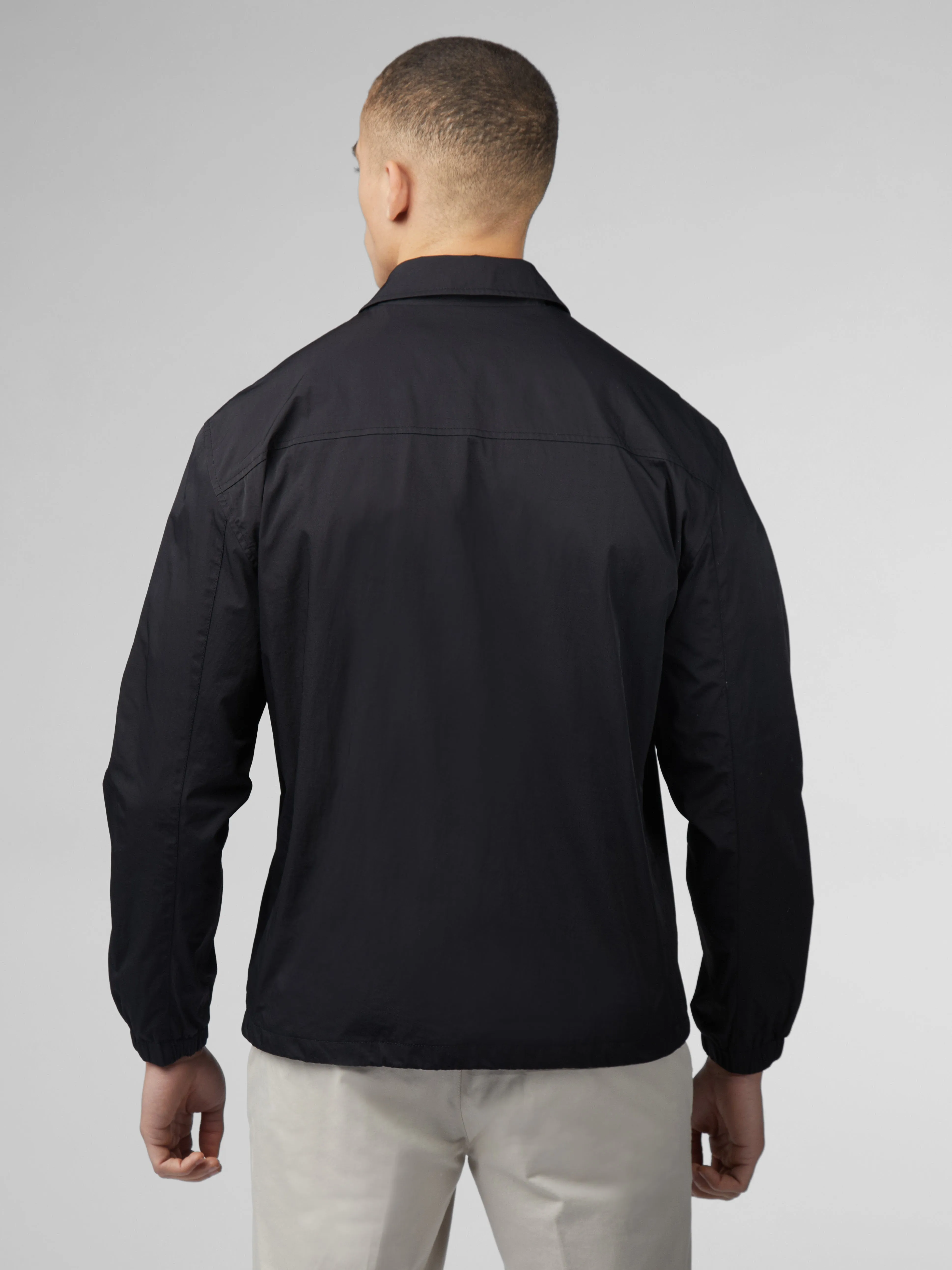 B by Ben Sherman Sports Coach Jacket - Black sold by Ben Sherman product image thumbnail 4
