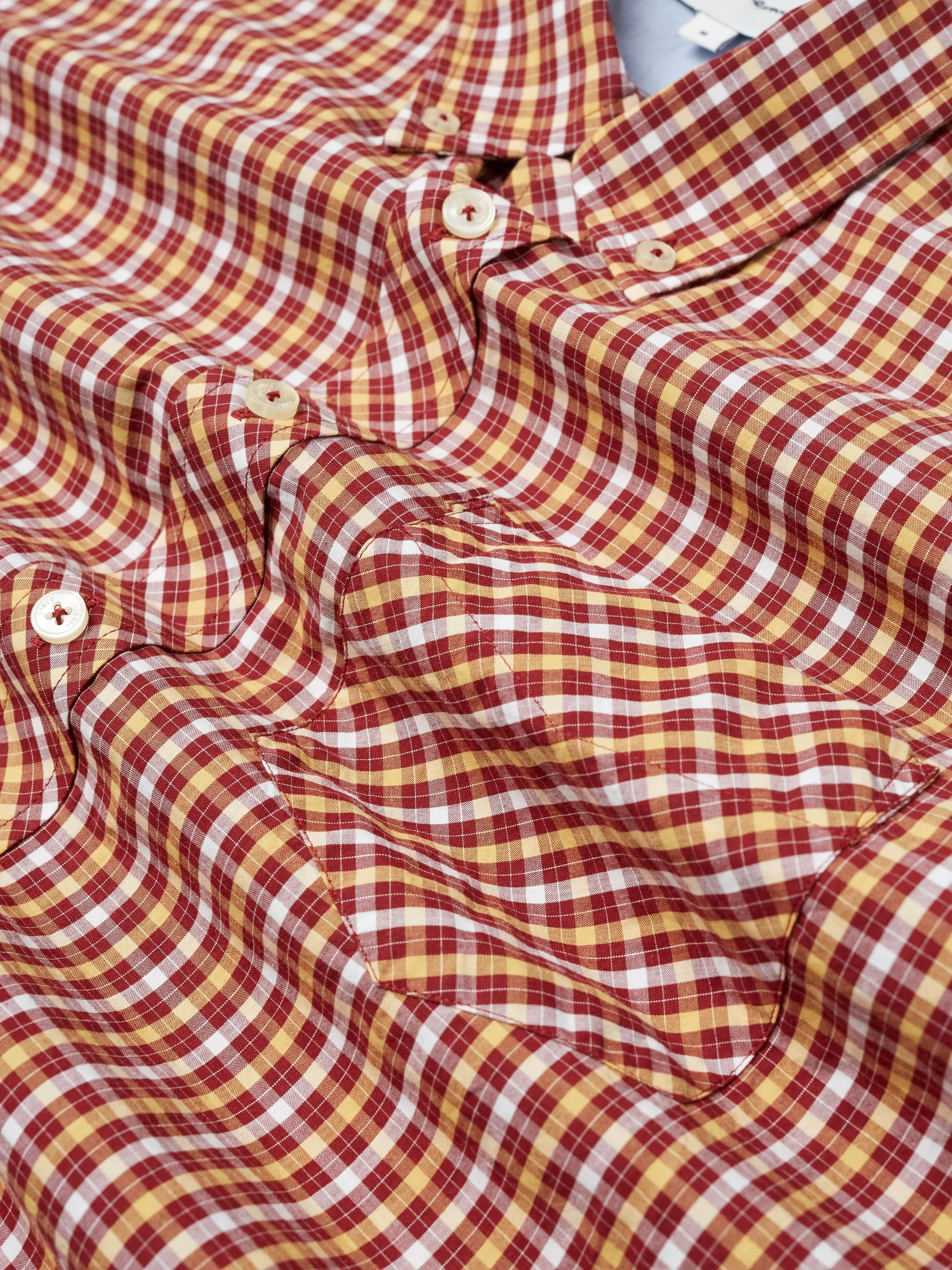 Signature Long-Sleeve House Check Shirt - Claret sold by Ben Sherman product image thumbnail 2