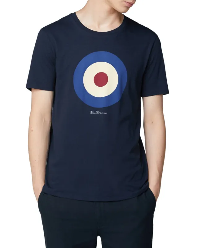 Signature Target Tee - Dark Navy sold by Ben Sherman