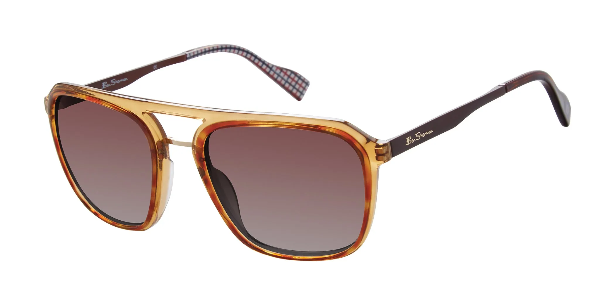 Coleman Polarized Gradient Eco Sunglasses - Tortoise sold by Ben Sherman product image thumbnail 2
