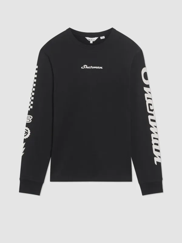B by Ben Sherman Long-Sleeve Racer Graphic Tee sold by Ben Sherman