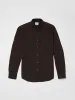 Signature Long-Sleeve Gingham Shirt - Cocoa sold by Ben Sherman
