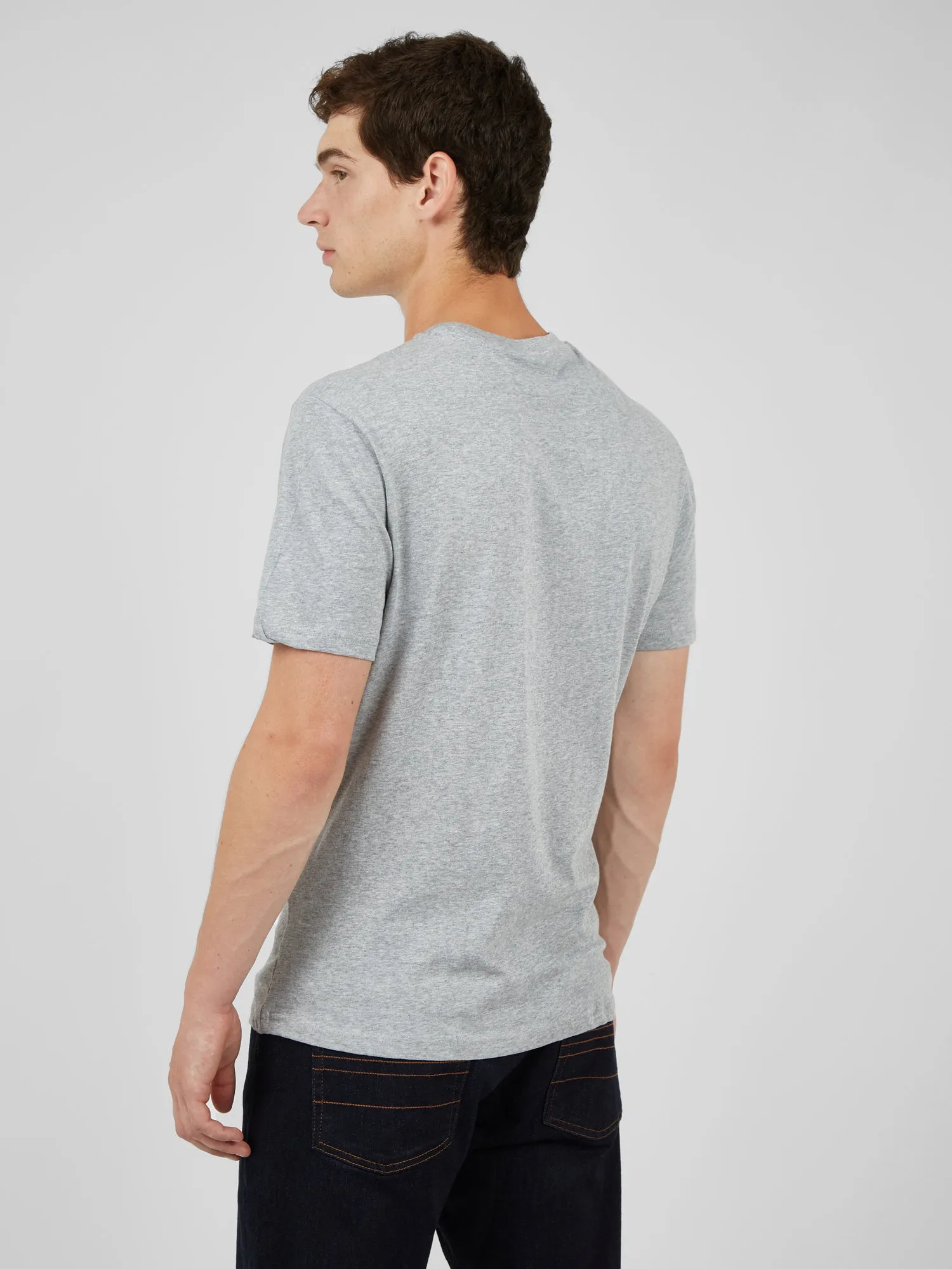 Signature Organic Target Graphic Tee - Grey sold by Ben Sherman product image thumbnail 3