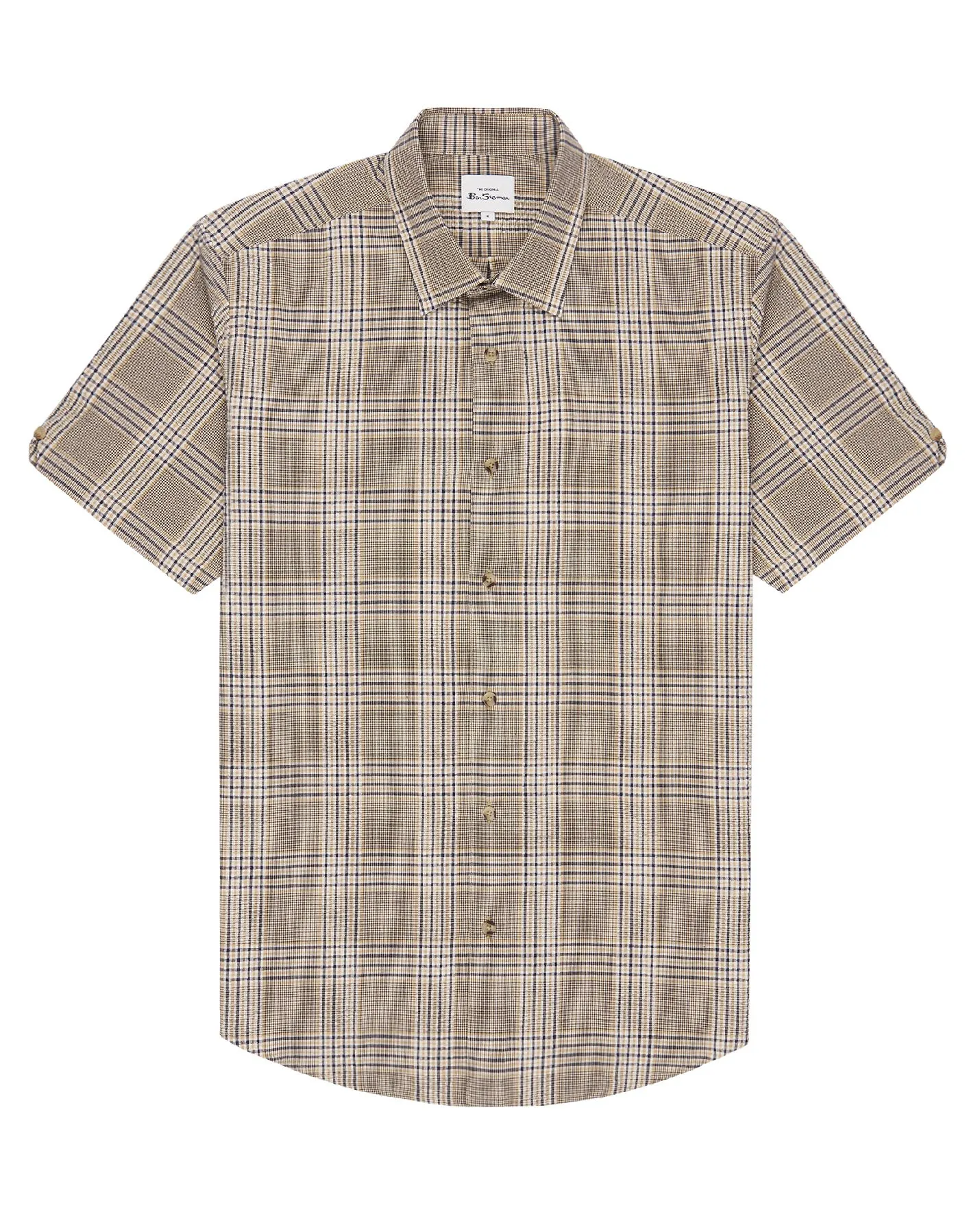 Signature Short-Sleeve Seersucker Check Shirt sold by Ben Sherman product image thumbnail 2