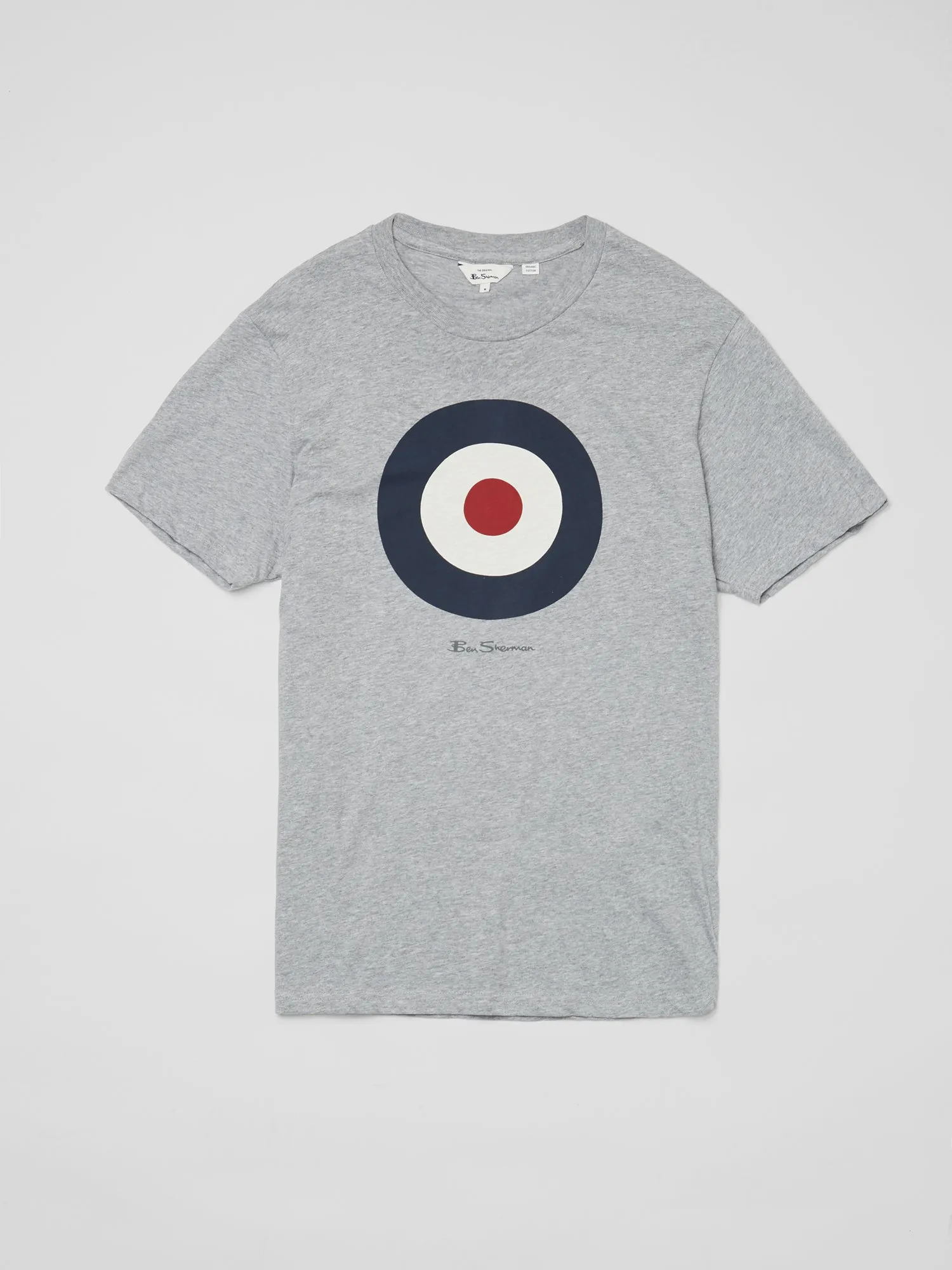 Signature Organic Target Graphic Tee - Grey sold by Ben Sherman product image thumbnail 5