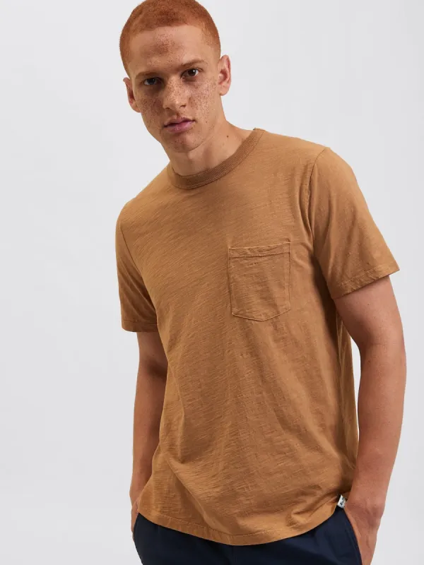 Garment Dye Beatnik T-Shirt - Camel sold by Ben Sherman