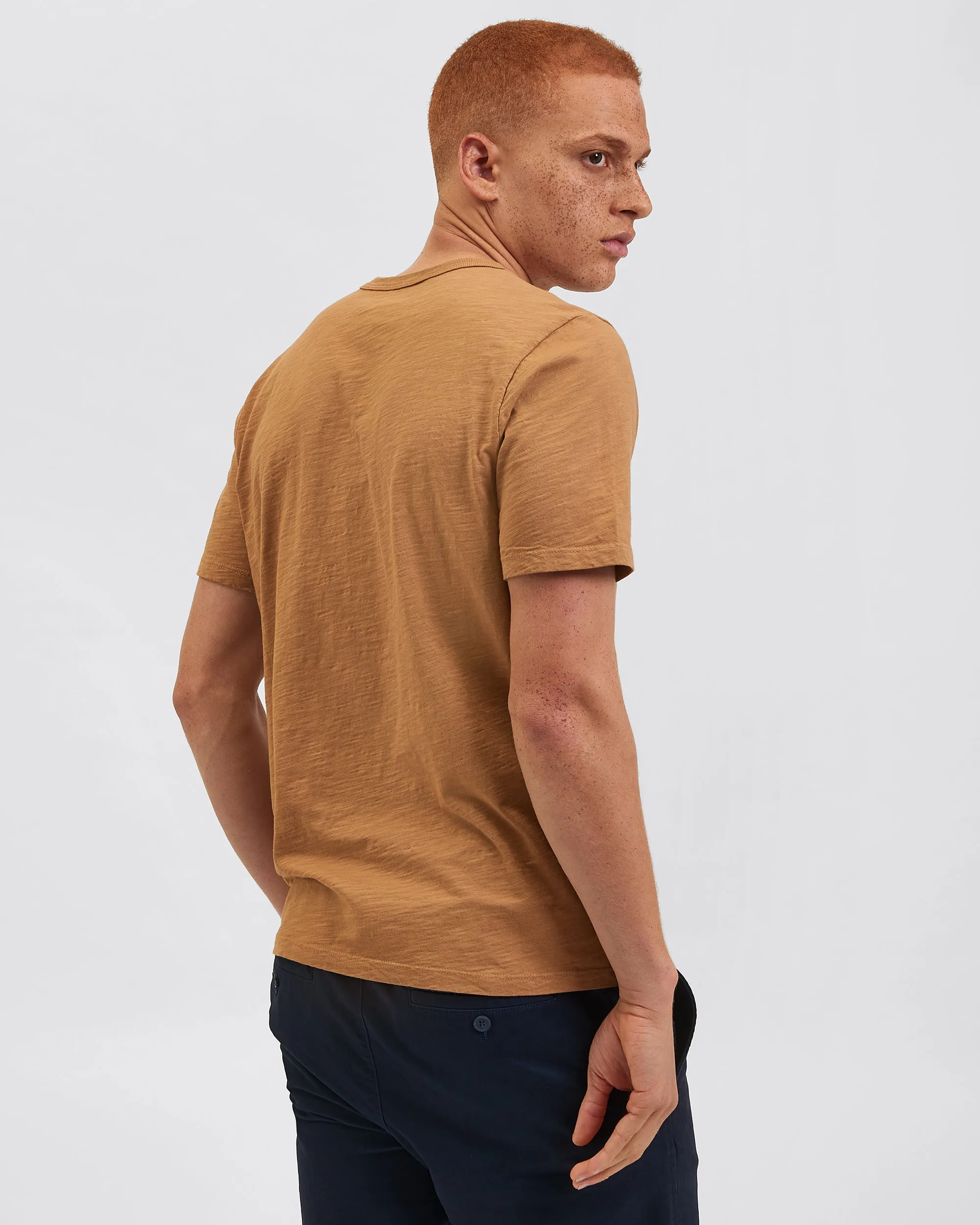 Garment Dye Beatnik T-Shirt - Camel sold by Ben Sherman product image thumbnail 5