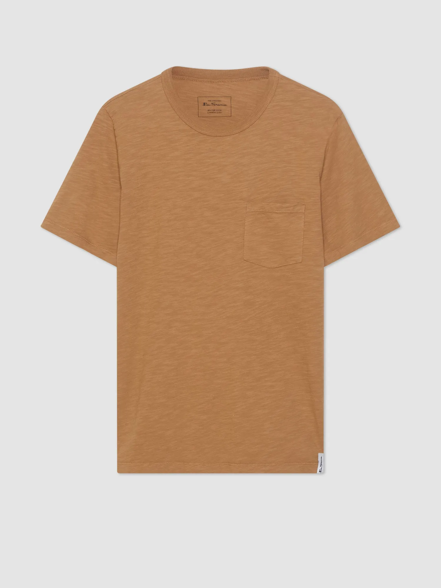Garment Dye Beatnik T-Shirt - Camel sold by Ben Sherman product image thumbnail 2