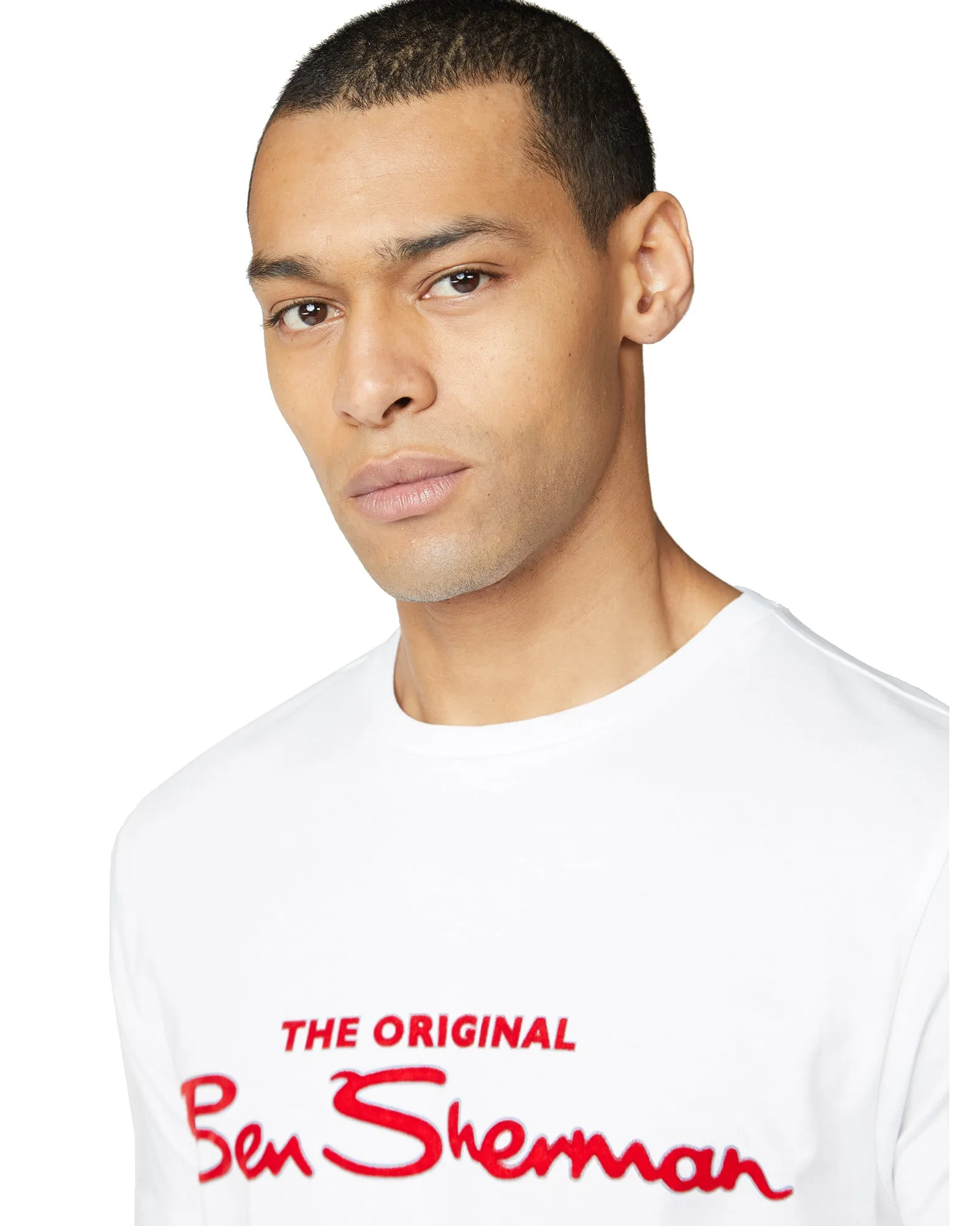 Signature Logo Tee - White sold by Ben Sherman product image thumbnail 3
