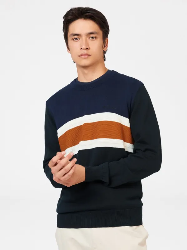 Chest Stripe Crewneck Sweater sold by Ben Sherman